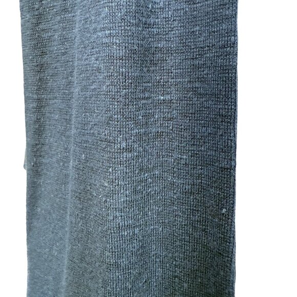 Pure Jill Cardigan Womens XS Indigo Blue Tencel Linen Blend Open Front - Picture 3 of 8